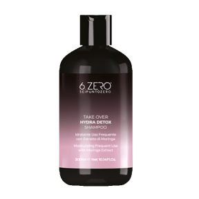 6.ZERO TAKE OVER HYDRA DETOX SHAMPOO матирующий шампунь для волос, 300 мл