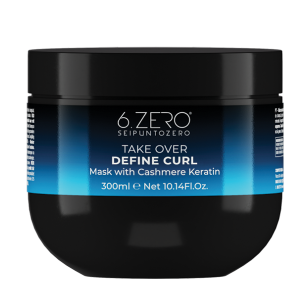 6.ZERO DEFINE CURL kaukė banguotiems ir garbanotiems plaukams, 300 ml