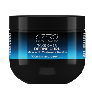 6.ZERO DEFINE CURL kaukė banguotiems ir garbanotiems plaukams, 300 ml