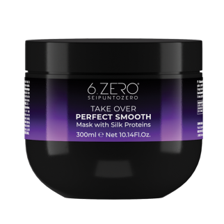 6.ZERO PERFECT SMOOTH kaukė nepaklusniems plaukams, 300 ml