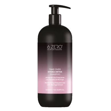 6.ZERO TAKE OVER HYDRA DETOX SHAMPOO matinamasis plaukų šampūnas, 1000ml