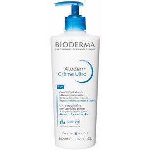 Bioderma Atoderm Ultra Nourishing Moisturising kūno kremas 500 ml