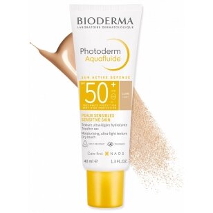 Bioderma Photoderm Aquafluid 50+ Tinted Facial Fluid apsauginins kremas nuo saulės 40 ml