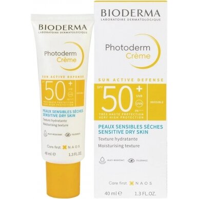 Bioderma Photoderm 50+ apsauginins kremas nuo saulės 40 ml 2