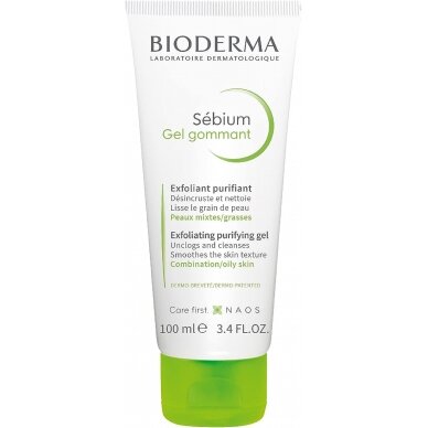 Bioderma Sebium Exfoliating Purifying veido odos šveitiklis 100 ml