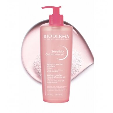 Bioderma Sensibio Foaming очищающее средство для лица 500 ml 2