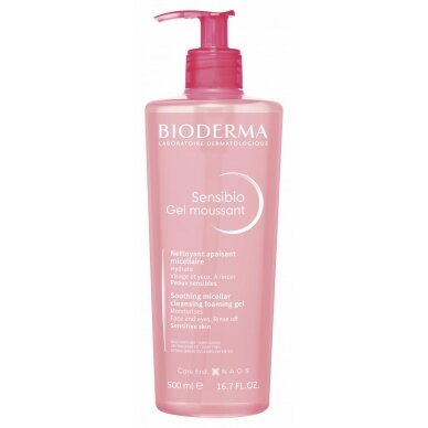 Bioderma Sensibio Foaming очищающее средство для лица 500 ml