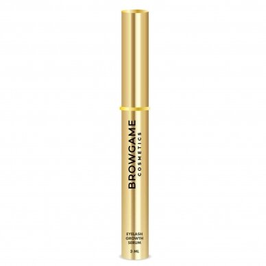 BROWGAME EYELASH GROWTH SERUM blastienų augimą skatinantis serumas, 3 ml 1