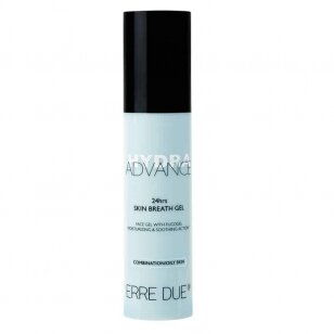 ERRE DUE HYDRA ADVANCE 24HRS SKIN BREATH GEL drėkinamasis veido gelis, 50 ml