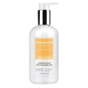 ERRE DUE MADAGASCAR SCENT BODY OIL IN GEL gelinis kūno aliejus, 300 ml