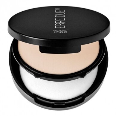 ERRE DUE COMPACT POWDER OIL-FREE Nr. 201 kompaktinė pudra