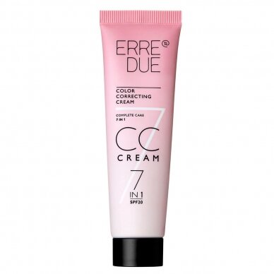 ERRE DUE Light Tan CC CREAM № 02 корректирующая цвет тональная основа