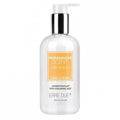 ERRE DUE MADAGASCAR SCENT BODY OIL IN GEL gelinis kūno aliejus, 300 ml