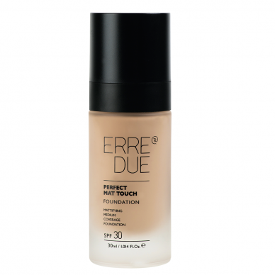 ERRE DUE Medium Beige PERFECT MAT TOUCH FOUNDATION Nr. 303 matinis makiažo pagrindas