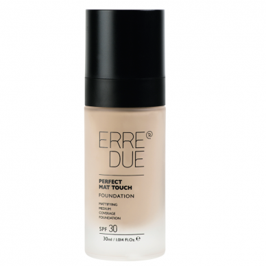 ERRE DUE Pale Ivory PERFECT MAT TOUCH FOUNDATION Nr. 301 matinis makiažo pagrindas