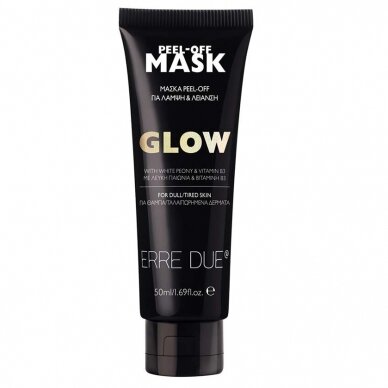 ERRE DUE PEEL-OFF MASK GLOW светящаяся отшелушивающая маска для лица, 50 мл