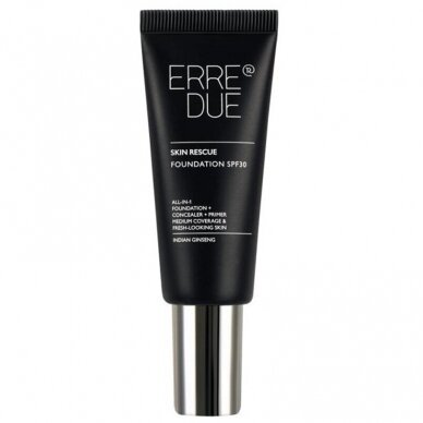 ERRE DUE SKIN RESCUE FOUNDATION Nr. 801 makiažo pagrindas su SPF30, 30 ml