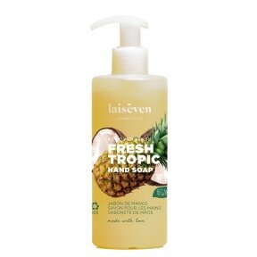 LAISEVEN HAND SOAP FRESH TROPIC & COCONUT жидкое мыло для рук с ароматом тропических фруктов и кокоса, 400 мл