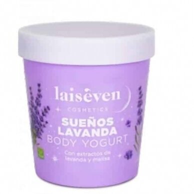 LAISEVEN BODY YOGURT LAVENDER увлажняющий крем для тела с ароматом лаванды, 300 мл