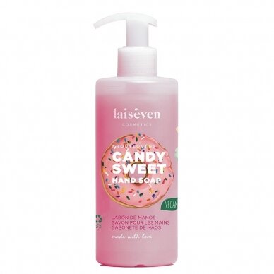 LAISEVEN HAND SOAP CANDY FRUIT & LOVE skystas rankų muilas saldainių ir vaisių kvapo, 400 ml