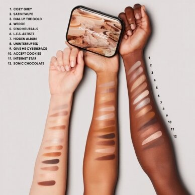 MAC Connect In Color X12 Nefiltruoti Nudes 12,2 г 3