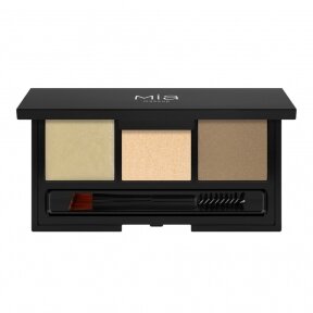 MIA MAKEUP SET & DEFINE EYEBROW PALETTE BLONDE палитра для формирования бровей, 5,3 г