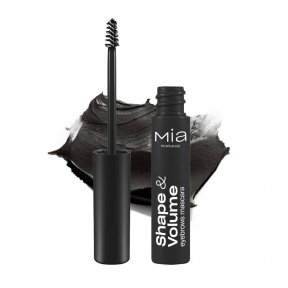 MIA MAKEUP SHAPE & VOLUME EYEBROW MASCARA 08 EBONY тушь для ресниц 4,5 г