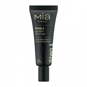 MIA MAKEUP STEP 1 GREEN PRIMER База под макияж, корректирующая покраснения, 25 мл