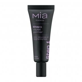 MIA MAKEUP STEP 1 VIOLET PRIMER светящаяся основа под макияж, 25 мл