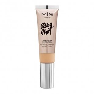 MIA MAKEUP SILKY SHOT FOUNDATION 13WP ilgai išliekantis makiažo pagrindas, 30 ml