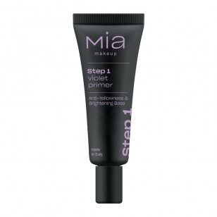 MIA MAKEUP STEP 1 VIOLET PRIMER švytėjimo suteikianti makiažo bazė, 25 ml