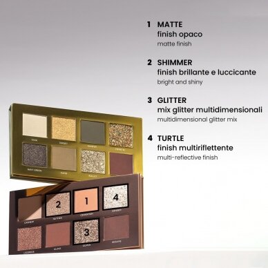 MIA MAKEUP EYE PALETTE 04 TENDER STONE палитра теней для век, 11,8 г 1