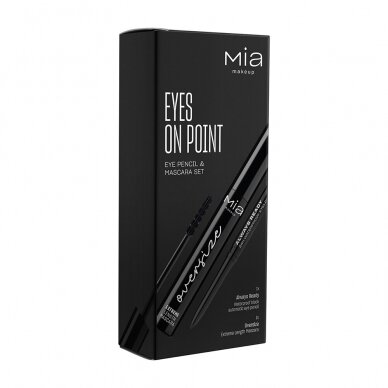 Набор туши и подводки для глаз MIA MAKEUP EYES ON POINT, 1 шт.