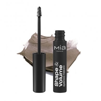 MIA MAKEUP SHAPE & VOLUME EYEBROW MASCARA 01 BLONDE тушь для ресниц 4,5 г