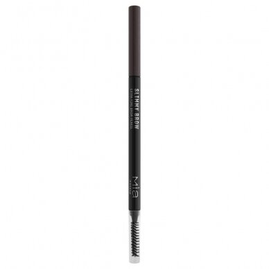 MIA MAKEUP SLIMMY BROW 05 EBONY itin plonas antakių pieštukas, 30 ml 1