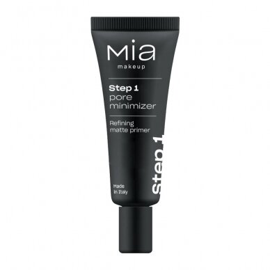 MIA MAKEUP STEP 1 PORE MINIMIZER PRIMER matinį efektą suteikianti makiažo bazė, 25 ml