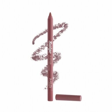 MIA MAKEUP SWIPE LIP STYLER 02 DUSTY ROSE ilgalaikis lūpų pieštukas 1,26 g