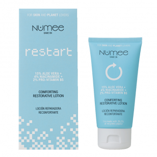 NUMEE GAME ON RESTART COMFORTING atkuriamasis losjonas su niacinamidu, 75 ml