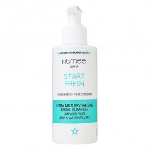 NUMEE GLOW UP START FRESH ULTRA MILD atgaivinantis veido prausiklis, 150 ml