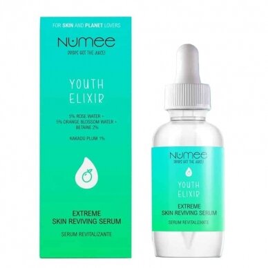 NUMEE DOB Juiced YOUTH ELIXIR EXTREME SKIN REVIVING SERUM интенсивная восстанавливающая сыворотка, 30 мл 1