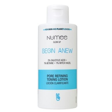 NUMEE GLOW UP BEGIN ANEW poras mažinantis tonizuojantis losjonas, 150 ml