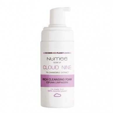 NUMEE Glow Up CLOUD NINE RICH CLEANSING FOAM valomosios veido putos, 100 ml