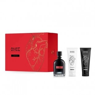 ONCE LOREV EDP kvepalų rinkinys moterims, 100ml + ONCE dušo gelis 100ml + ONCE kūno pienelis 100ml