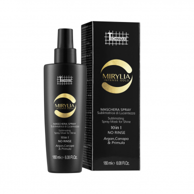 TECHNIQUE 10in1 MIRYLIA INTENSE GOLD atkuriamasis plaukų serumas, 180 ml