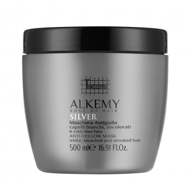 TECHNIQUE ALKEMY SILVER geltonus plaukų atspalvius neutralizuojanti kaukė, 500 ml