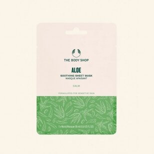 The Body Shop Aloe Vera lakštinė kaukė 18ml