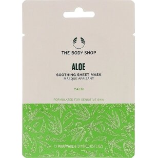 The Body Shop Aloe Vera lakštinė kaukė 18ml