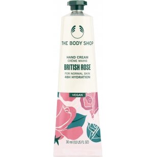 The Body Shop British Rose rankų kremas 30 ml