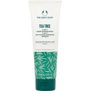 The Body Shop Tea Tree 3-in-1 veido kaukė 125ml