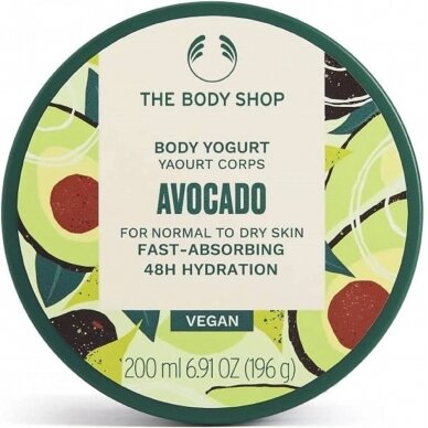 The Body Shop Avocado kūno jogurtas 200 ml